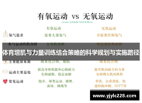 体育增肌与力量训练结合策略的科学规划与实施路径